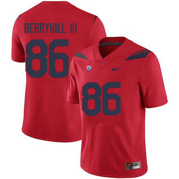 Men #86 Stanley Berryhill III Arizona Wildcats College Football Jerseys Sale-Red